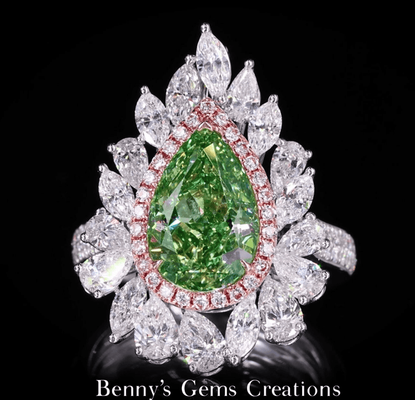 Green Colored Diamond Collection - Benny's Gems Creations