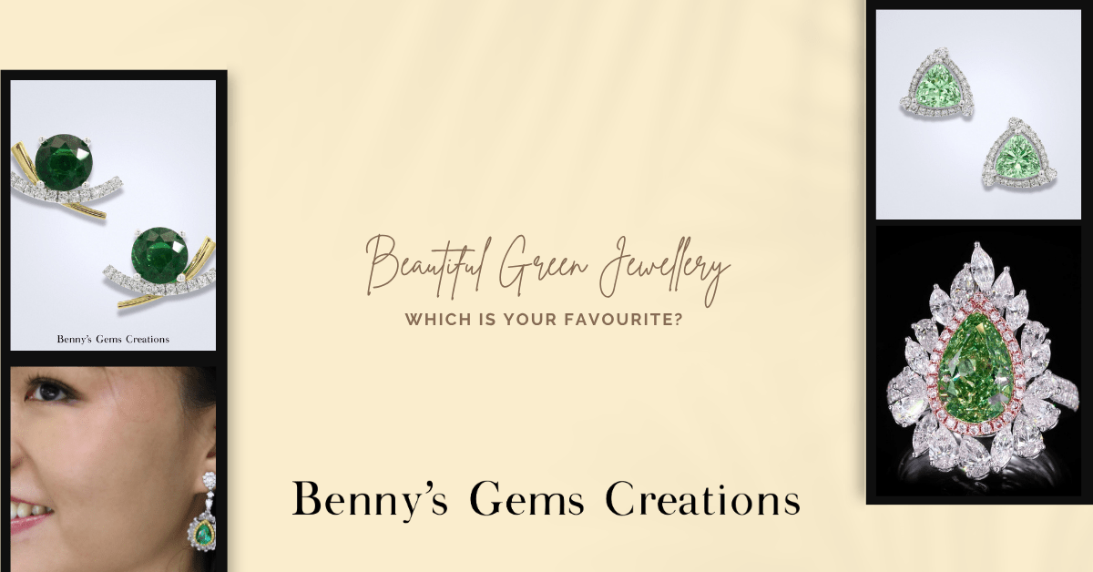 Green Jewellery Collection - Benny's Gems Creations