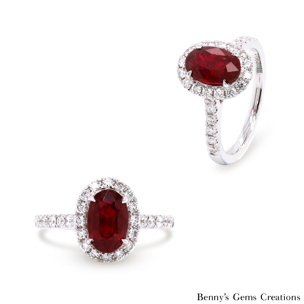 Ruby Engagement Rings | Passionate Red Elegance by Benny’s – Benny's ...