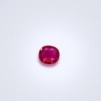 0.48Cts Natural Oval Ruby - Benny's Gems Creations