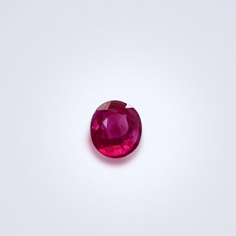 0.67Cts Natural Red Ruby - Benny's Gems Creations