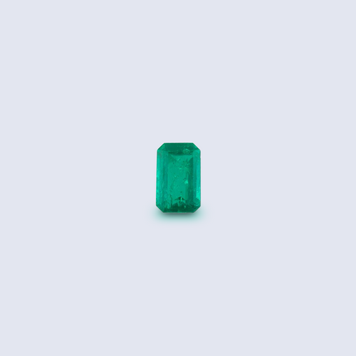0.77cts vivid green colombian emerald 