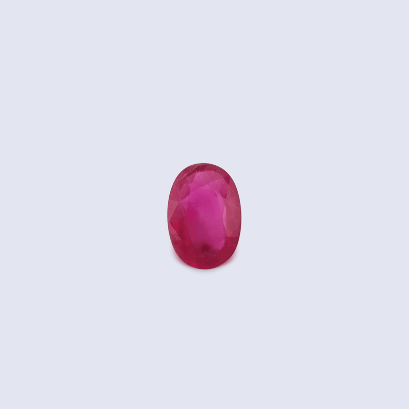 0.51cts Natural Red Ruby - Benny's Gems Creations