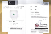 0.86CTS Intense Green Colombian Emerald - Benny's Gems Creations