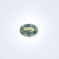 0.95cts Unheated Green Sapphire - Benny's Gems Creations