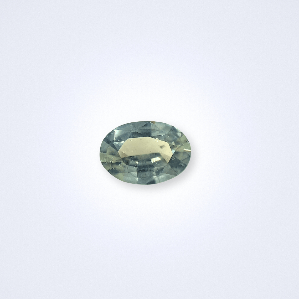 0.95cts Unheated Green Sapphire - Benny's Gems Creations