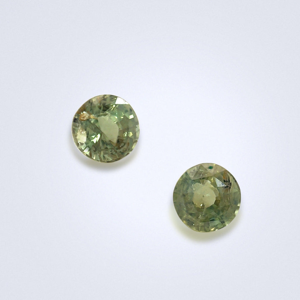 1.17Cts Natural Alexandrite Pair - Benny's Gems Creations