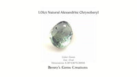 1.01cts Natural Alexandrite Chrysoberyl - Benny's Gems Creations