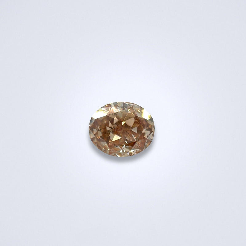 1.02CTS Fancy Orange Brown Diamond - Benny's Gems Creations