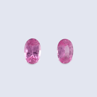 1.03CTS Natural Pink Sapphire Pair - Benny's Gems Creations