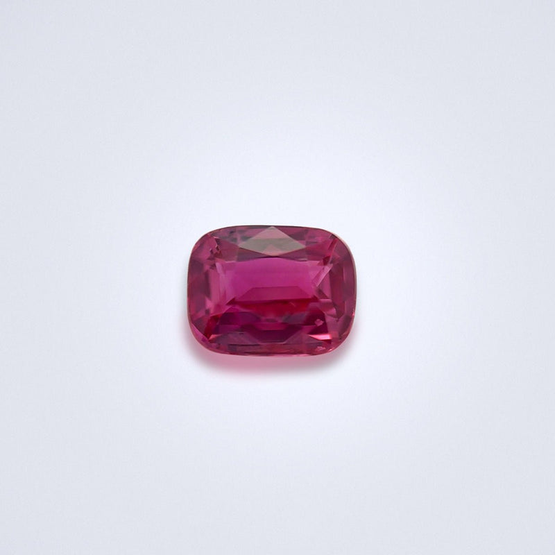 1.05cts Unheated Ruby Cushion Shape - Benny's Gems Creations