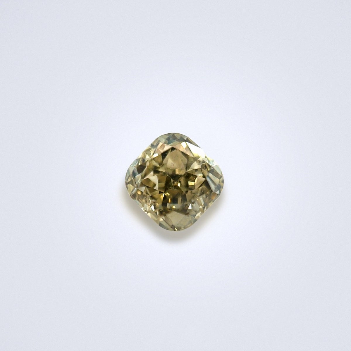 1.09CTS Fancy Dark Gray Green Yellow Diamond - Benny's Gems Creations