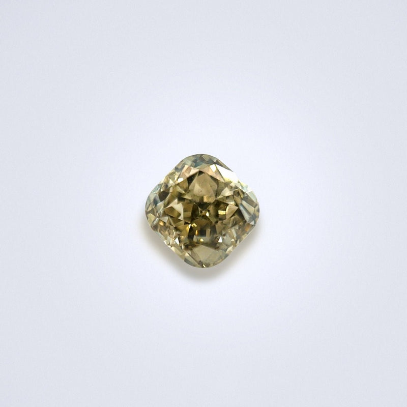1.09CTS Fancy Dark Gray Green Yellow Diamond - Benny's Gems Creations