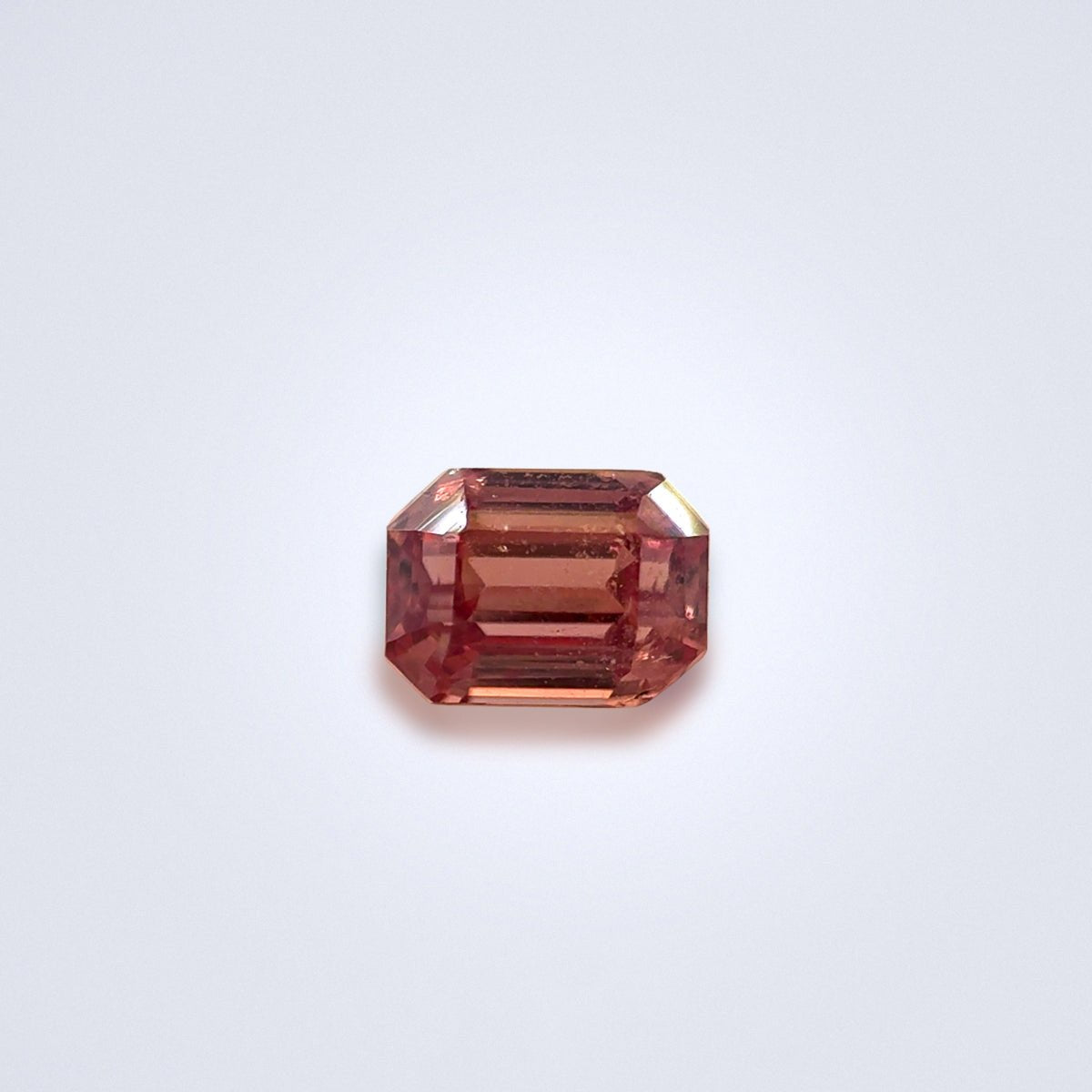 1.09CTS Unheated Padparadscha Step Cut - Benny's Gems Creations