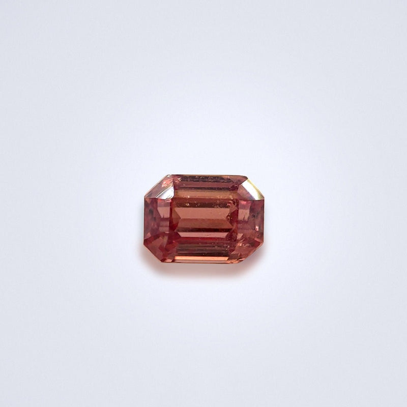 1.09CTS Unheated Padparadscha Step Cut - Benny's Gems Creations