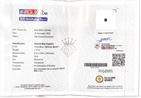 1.17Cts Unheated Royal Blue Sapphire - Benny's Gems Creations