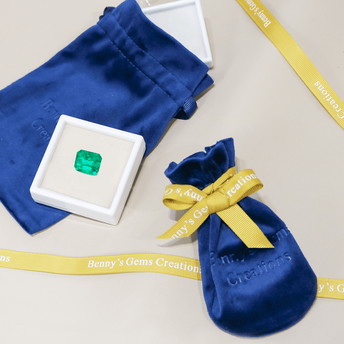 12.13CTS Colombian Emerald - Benny's Gems Creations