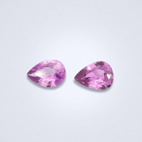 1.22CTS Unheated Violet Sapphire Pair - Benny's Gems Creations