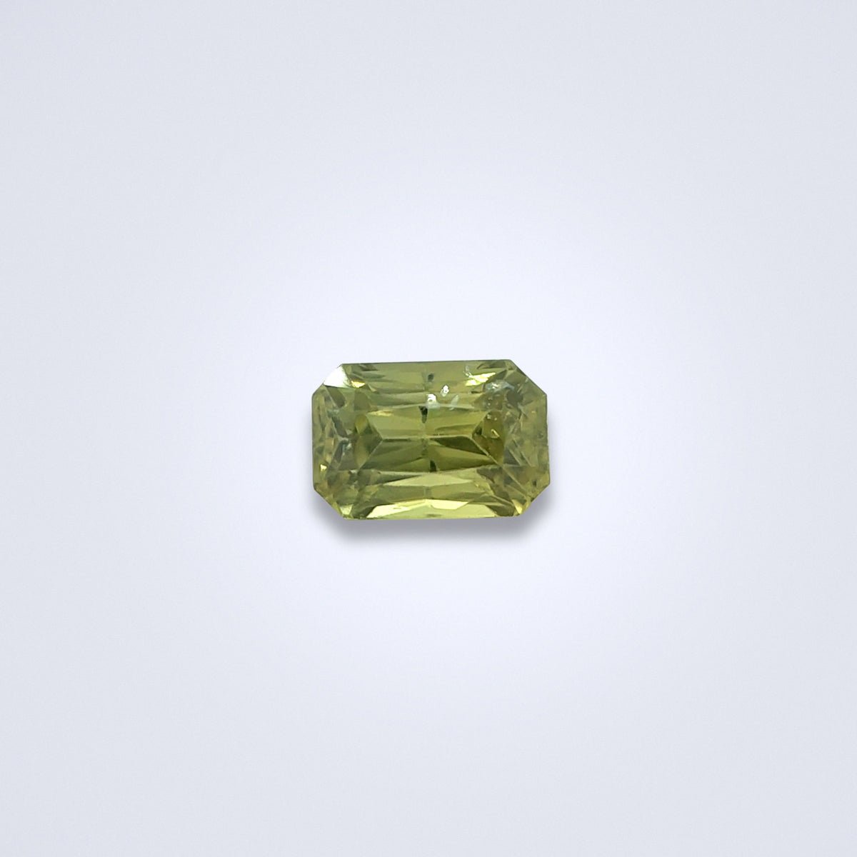 1.25cts Unheated Green Sapphire - Benny's Gems Creations