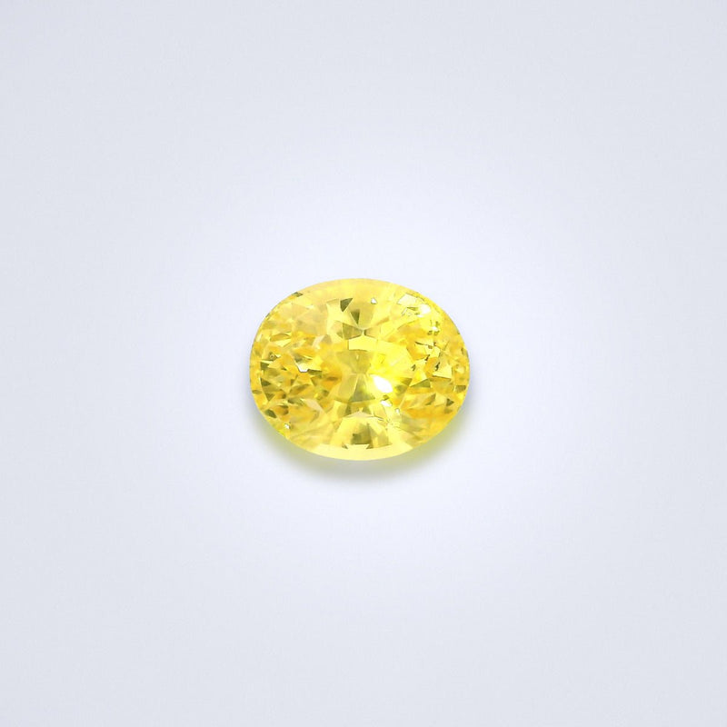 1.35Cts Unheated Yellow Sapphire - Benny's Gems Creations