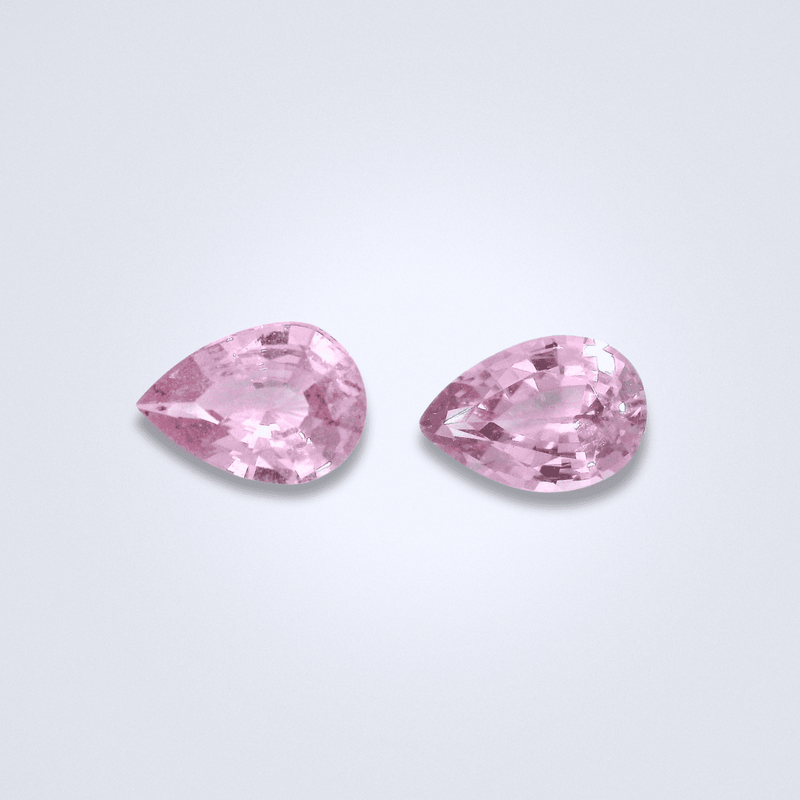 1.46CTS Unheated Padparadscha Pair - Benny's Gems Creations