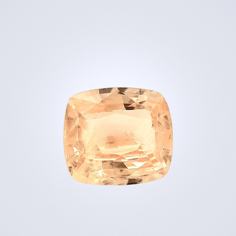 1.50Cts Unheated Peach Sapphire - Benny's Gems Creations
