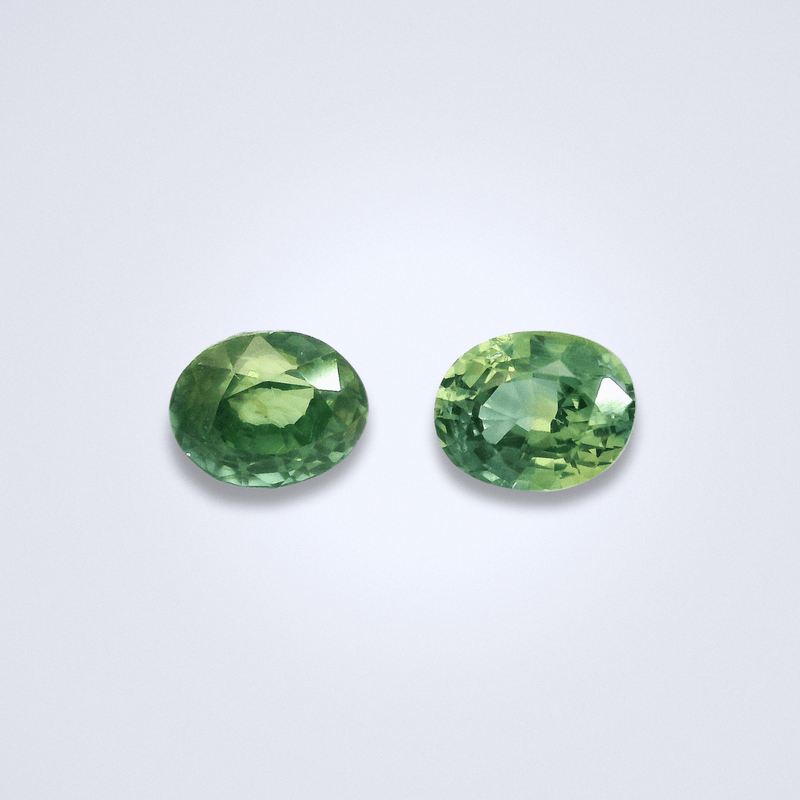 1.50CTS Unheated Teal Sapphire Pair - Benny's Gems Creations