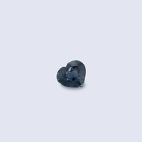 1.53CTS Blue Spinel Heart - Benny's Gems Creations