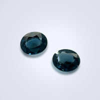 1.57CTS Greenish Blue Spinel Pair - Benny's Gems Creations