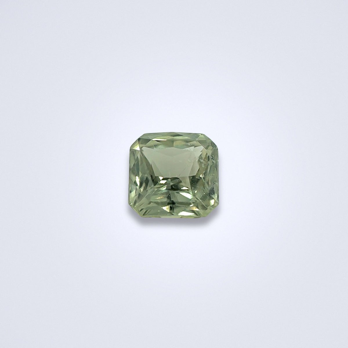 1.59cts Unheated Green Sapphire - Benny's Gems Creations