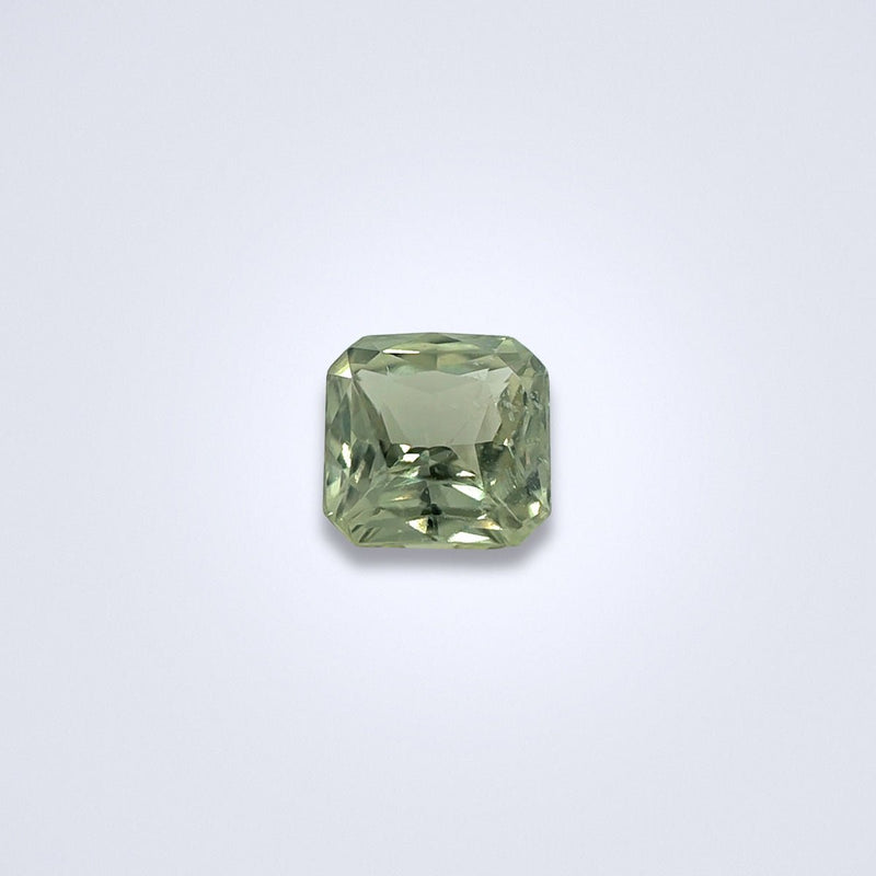 1.59cts Unheated Green Sapphire - Benny's Gems Creations