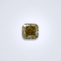 1.60CTS Fancy Dark Brown - Greenish Yellow Diamond - Benny's Gems Creations