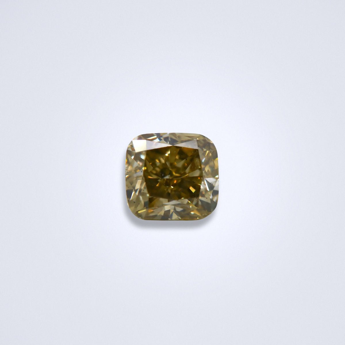 1.60CTS Fancy Dark Brown - Greenish Yellow Diamond - Benny's Gems Creations
