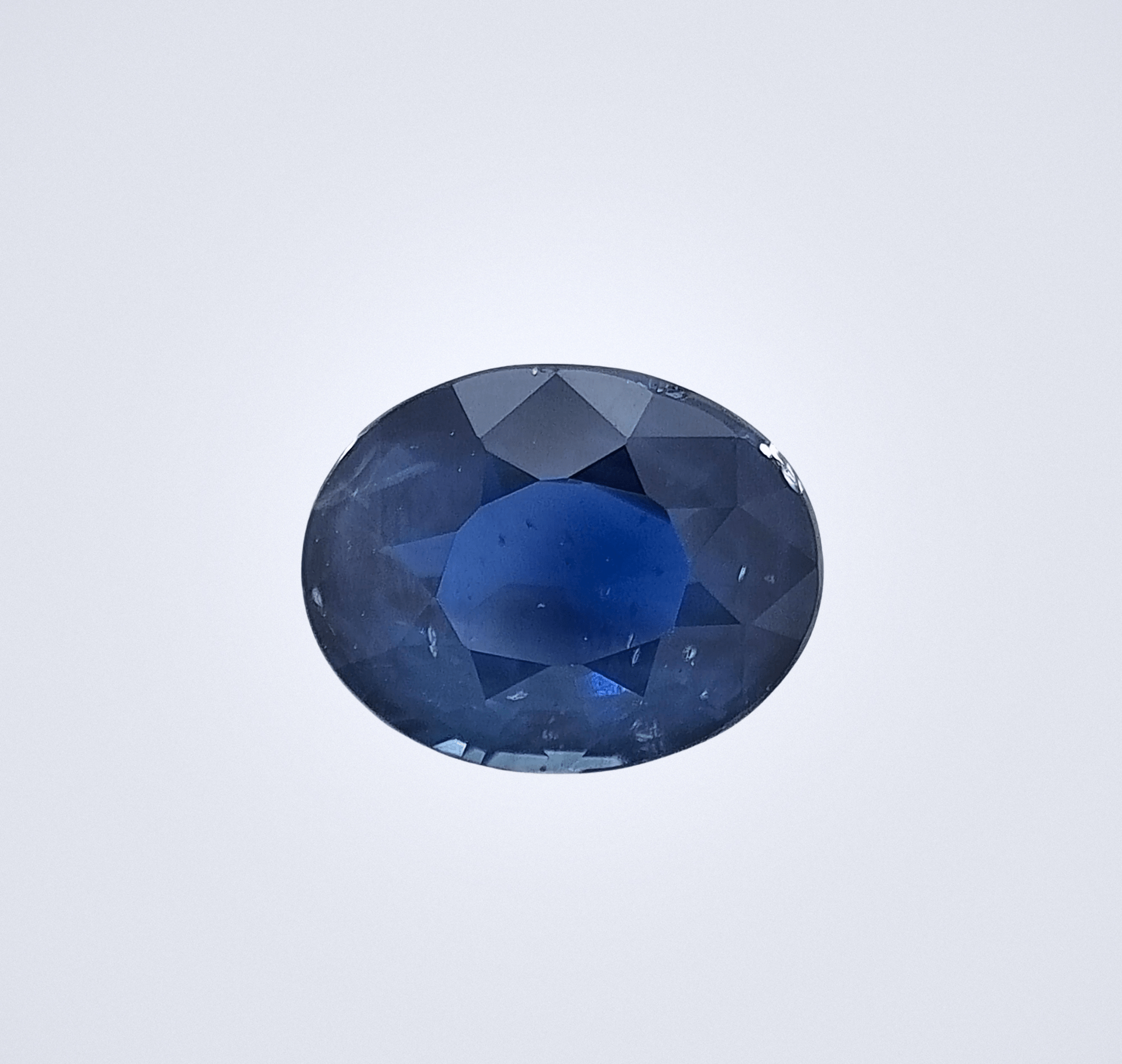 1.70cts Unheated Vivid Blue Sapphire - Benny's Gems Creations