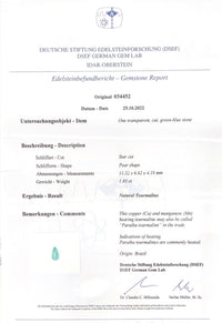 1.85CTS Brazilian Paraiba - Benny's Gems Creations