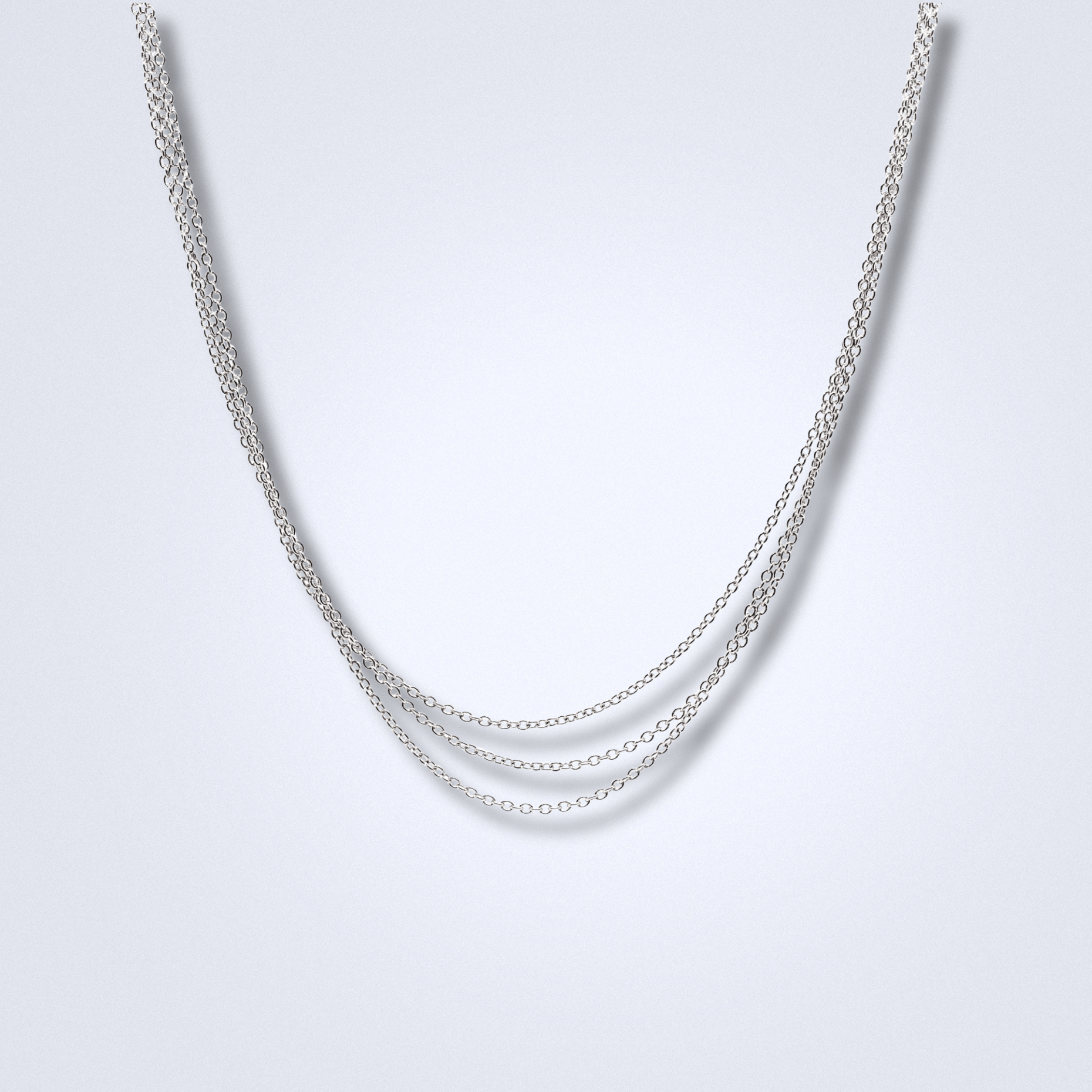 18" Layered Cable Chain - Benny's Gems Creations