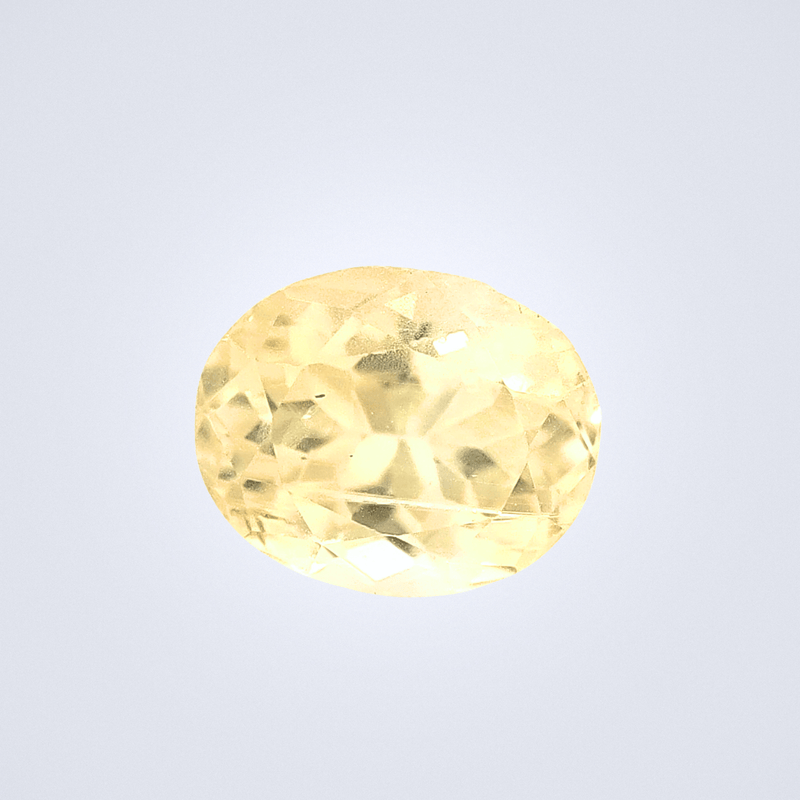 1.92Cts Unheated Yellow Sapphire - Benny's Gems Creations