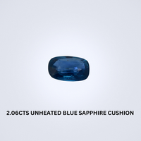 2.06CTS Unheated Blue Sapphire