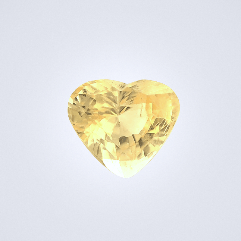 2.01cts Unheated Yellow Sapphire - Benny's Gems Creations