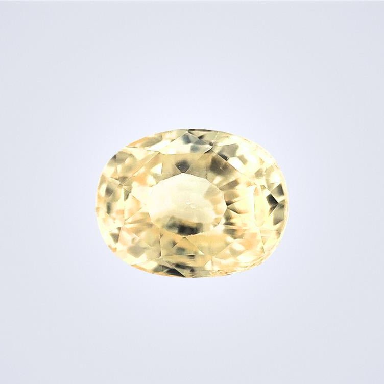 2.02Cts Unheated Yellow Sapphire - Benny's Gems Creations