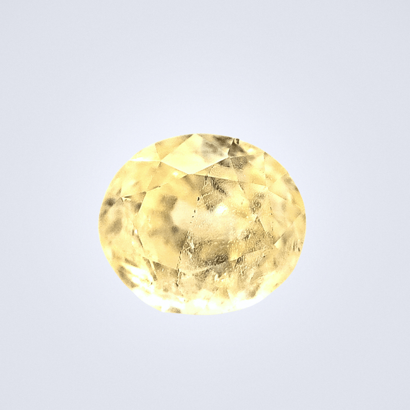 2.02cts Unheated Yellow Sapphire - Benny's Gems Creations