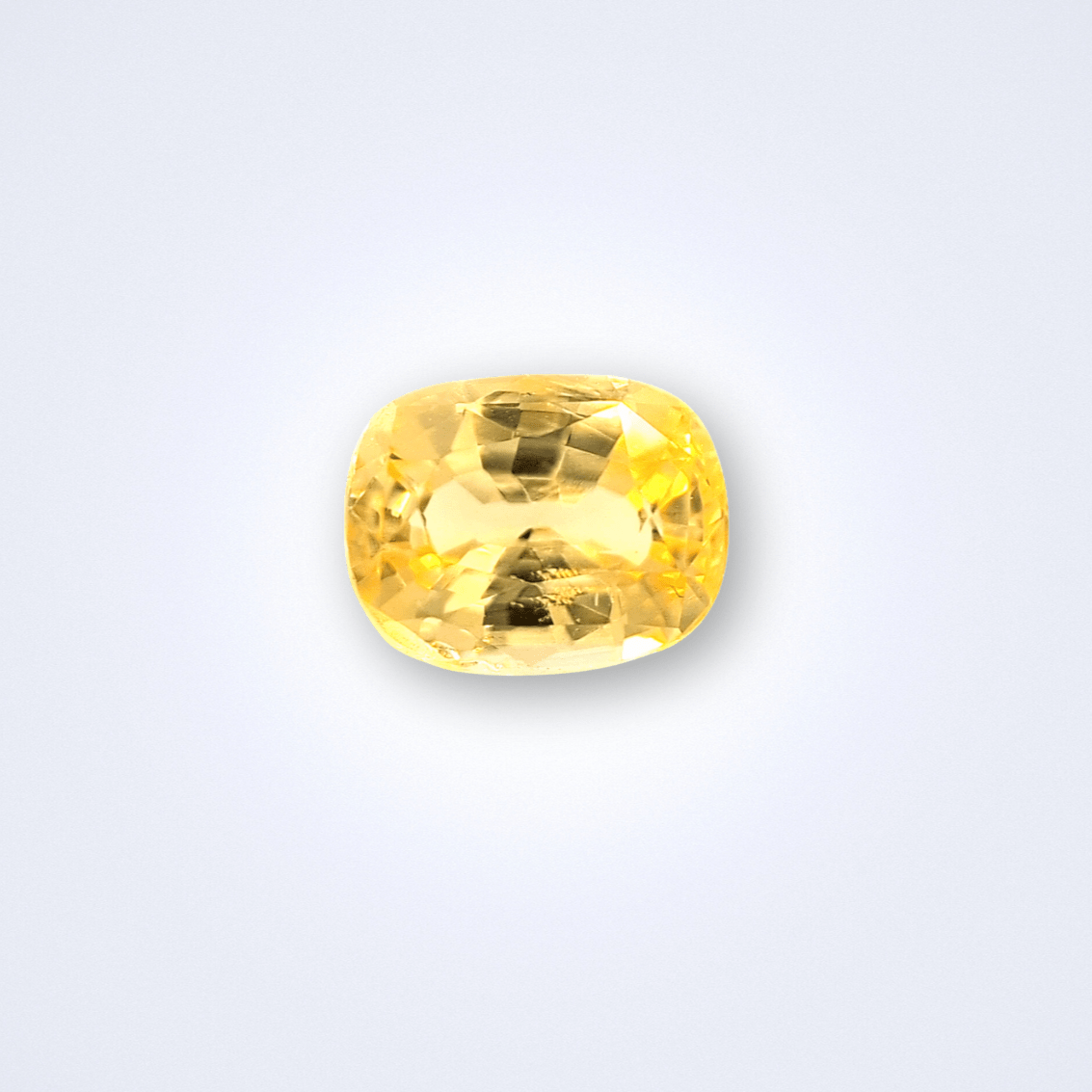 2.06Cts Unheated Vivid Yellow Sapphire - Benny's Gems Creations