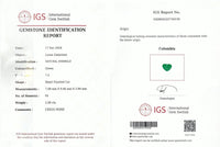 2.08CTS Colombian Emerald No Oil - Benny's Gems Creations