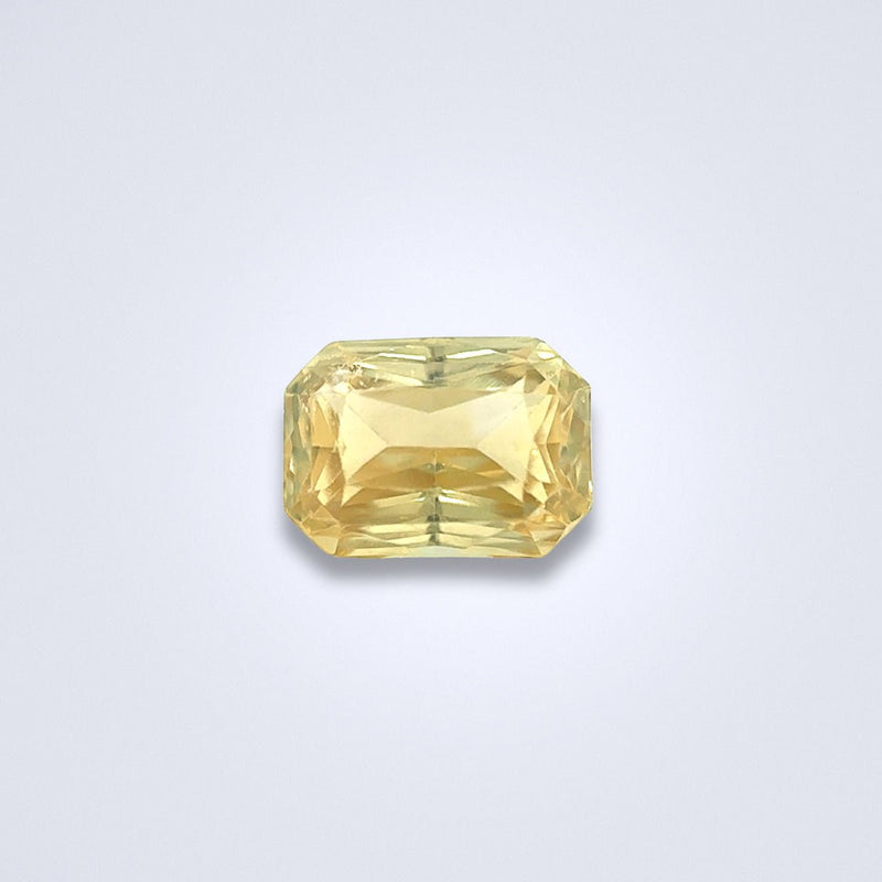 2.10cts Unheated Yellow Sapphire - Benny's Gems Creations