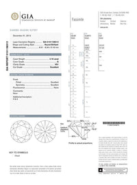 2.18CTS Round Brilliant Diamond H&A - Benny's Gems Creations