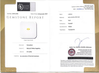 2.18CTS Unheated Yellow Sapphire - Benny's Gems Creations