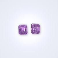2.22CTS Unheated Pink Sapphire Pair - Benny's Gems Creations