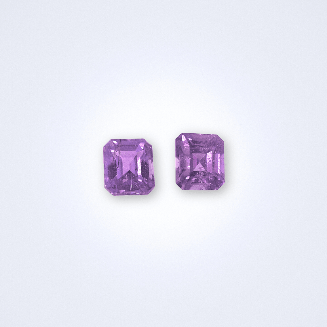 2.22CTS Unheated Pink Sapphire Pair - Benny's Gems Creations