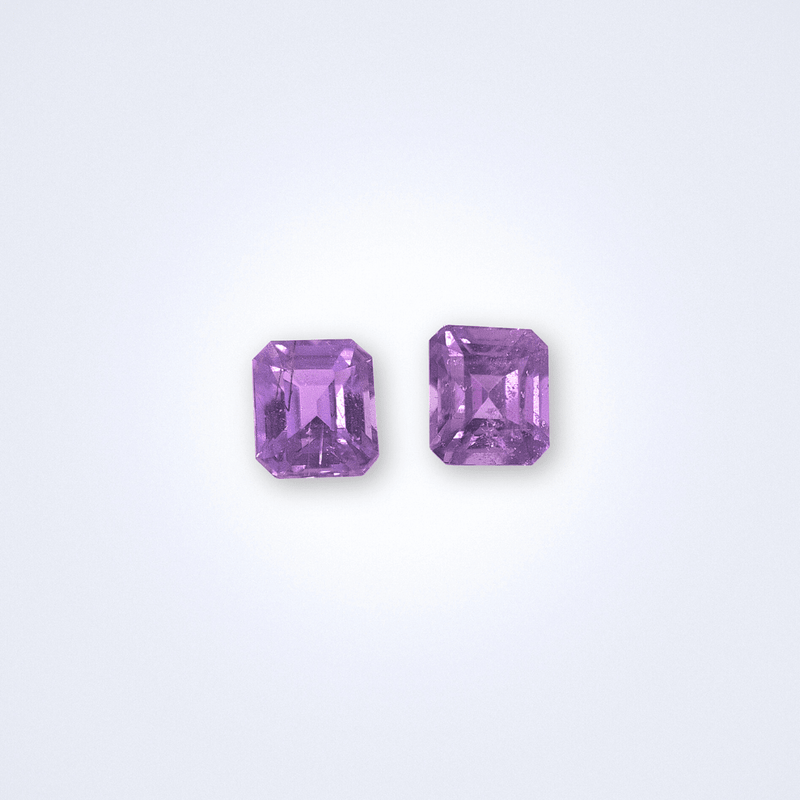 2.22CTS Unheated Pink Sapphire Pair - Benny's Gems Creations