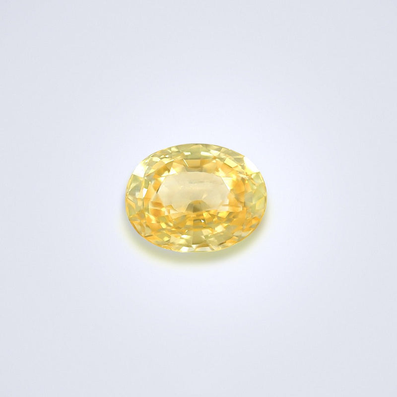 2.45CTS Unheated Vivid Yellow Sapphire - Benny's Gems Creations